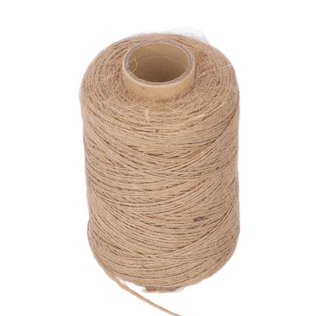 Jute Twine 300M Length 1mm Diameter 1 Strand Jute String Rope DIY Handcraft Accessory Home Decoration