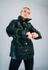 Women' Quilted Jacket - Shiny Women' Jacket - Green M933 Size /