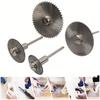 7pcs Woodworking Metal Cutting Blade Electric Drill Circular Saw Blade High-speed Steel Electric Grinder Small Saw Blade Tool Set