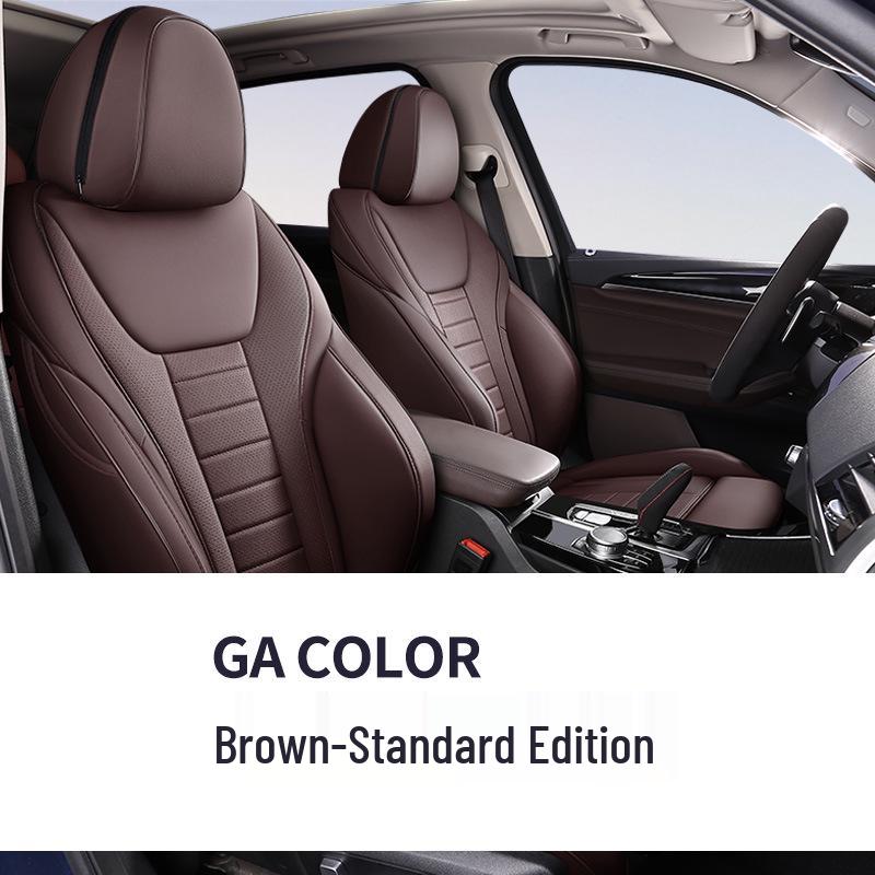 Fits 2018-2020 BMW X3: Genuine Leather Seat Cushion for All Seasons, Five-Seater.