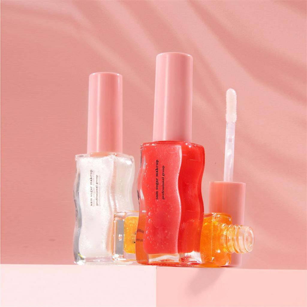 Fruit Honey Moisturizing Temperature Liquid Lipstick Honey Color Long Lasting Moistourizing Lip Makeup Lip Oil 8ml