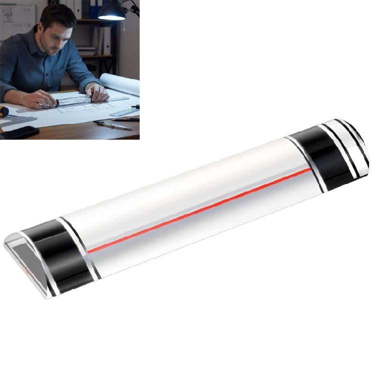 Travel Friendly 6 Inch Craft Ruler Integrated Magnifying Lens Sliding Guide Sewing Measurement for Detailed Projects