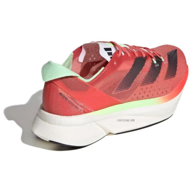Adidas Adizero Adios Pro 3 Подержанные Алый Аврора Металлик Солнечный Красный Женские Кроссовки IG6430