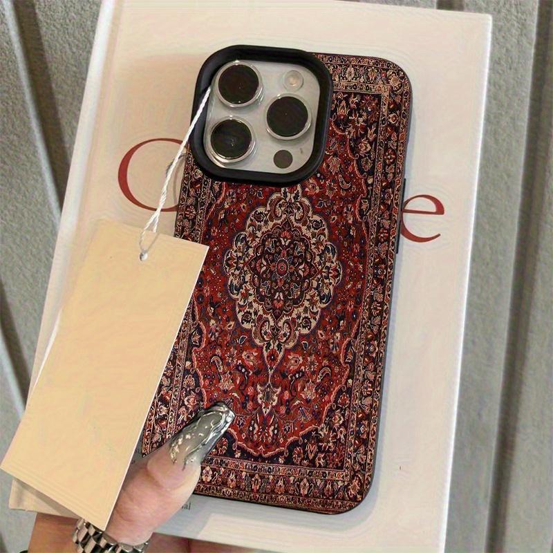 Чехол для телефона с восточным ковровым узором, подходит для iPhone 17 16 15 14 13 12 11 Pro/Max/Plus, противоударная задняя крышка