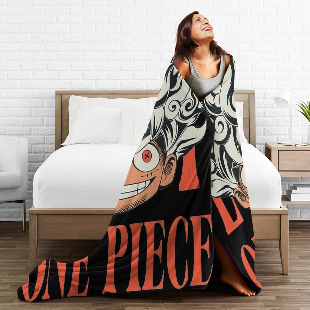 Одеяло Аниме Луффи 5-я Передача Пушистое Потрясающее Мягкое Одеяло-Плед для Постельных Принадлежностей Текстильный Декор для Гостиной,