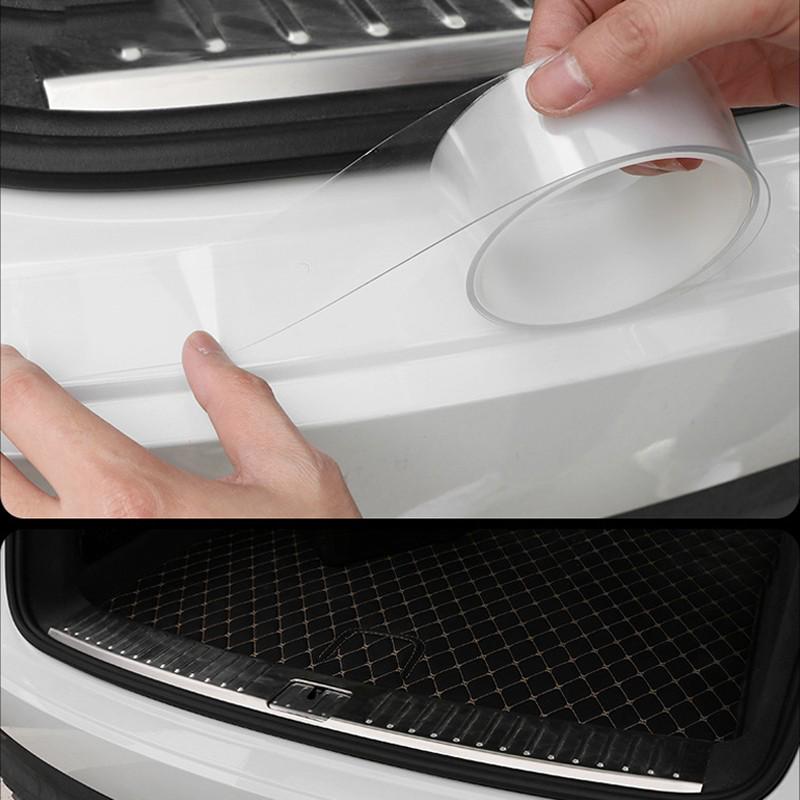 1 шт. 3 см x 5 м автомобильные наклейки для защиты от царапин на двери прозрачная нанолента защитная пленка для порога багажника автомобиля защитная пленка для бампера и края двери