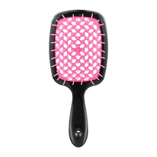 Detangling Hair Brush Hollow Ergonomic Handle Scalp Massage Women Girls Wet Dry Long Curly Fluffy Hair Styling Comb Hairdressing Tool