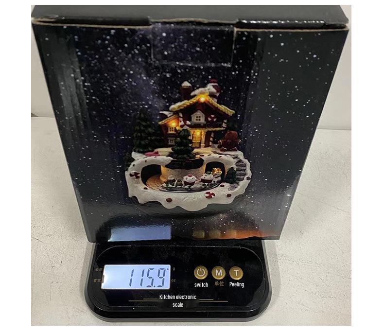 Музыкальный домик «Любовь в гавани», ночник-украшение - восьмитональная шкатулка, игрушка-коттедж для детского рождественского подарка