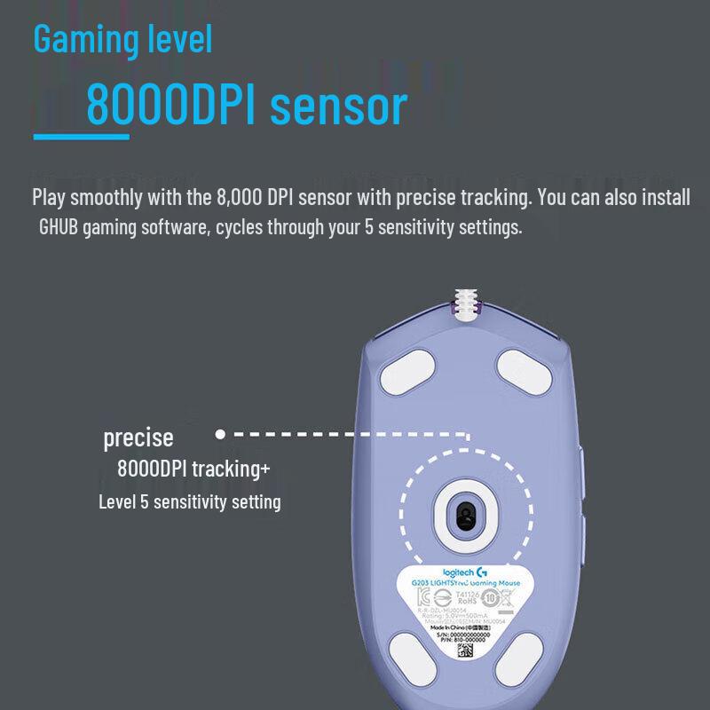 Logitech G102 2nd Gen Wired Gaming Mouse