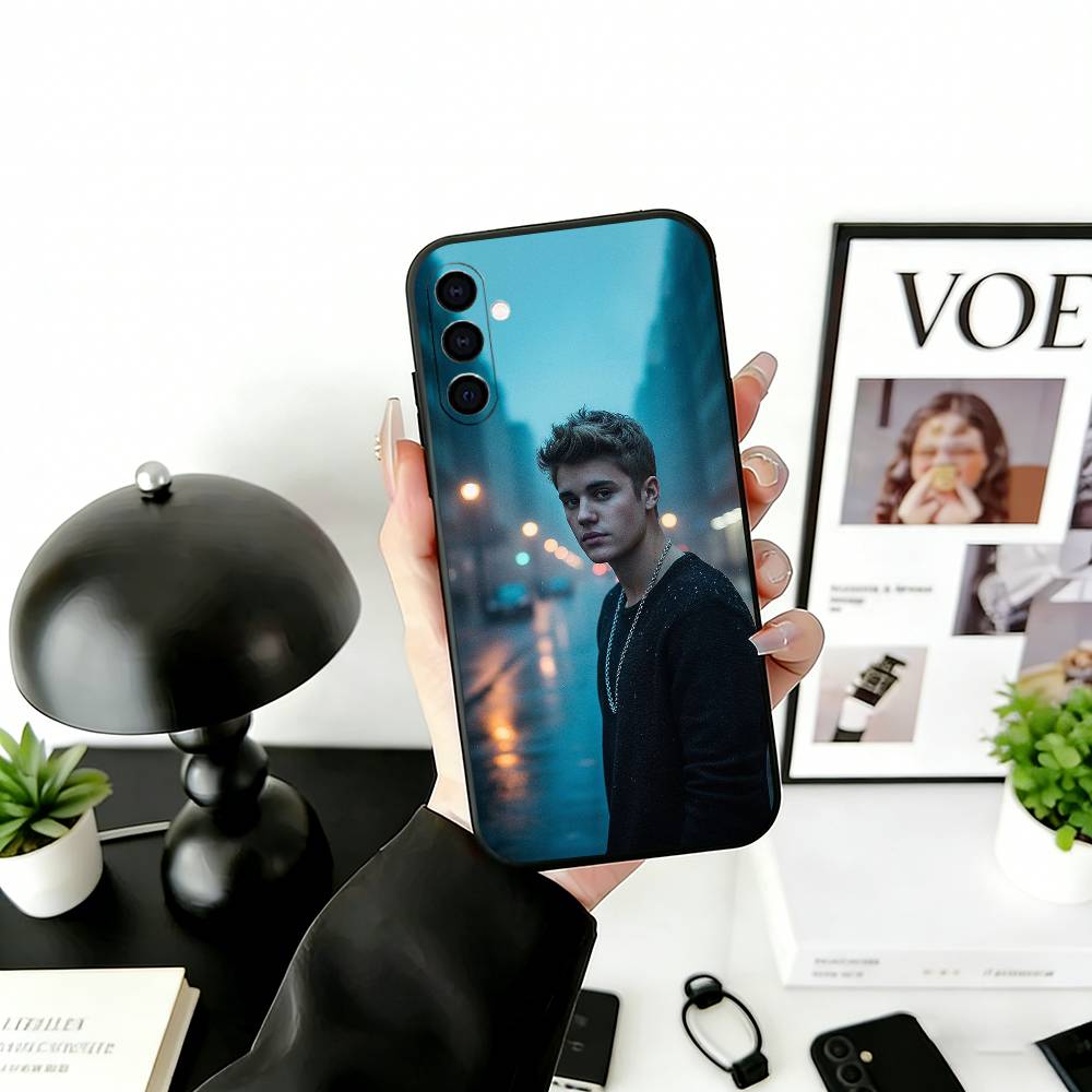 Чехол для телефона S-Singer Beliebers для Samsung Galaxy A73,A72,A71,A70,A53,A52,A51,Другие Мягкий Черный Чехол
