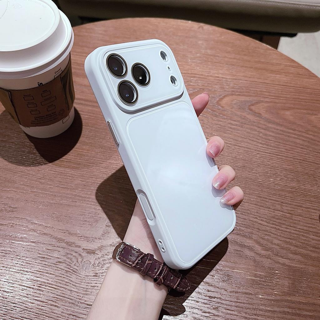 Применимо к iPhone17PROMAX второго поколения, чехол для мобильного телефона с большим окном, Apple 16, магнитная лента, металлическая кнопка, защитный чехол