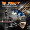 For Nissan NV200 2013-2021 H13 9008 LED Headlight KIT 6000K High Low Beam Bulbs