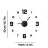 Creative Frameless DIY Wall Clock Wall Decal Home Silent Clock Living Room Office Wall Decoration KTY