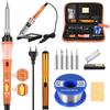 Electric Soldering Iron  60W Welding Solder Rework Station Heat Pencil Tips Repair Tool Adjustable Temperature