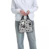 Горячая Распродажа Кости и отпечаток лапы Ланч-бокс Непротекаемый Термоизолированный Ланч-пакет для женщин Работа Пикник Бенто-бокс