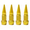 4Pcs 45/60mm Wear-resistant Tire Valve Stem Cover Dustproof Convenient Universal Motorcycle Hat
