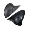 Carbon Fiber Style Black Rearview Side Mirror cover Caps For Seat Leon MK2 1P Ibiza MK4 6J 2008-2017 Replacement