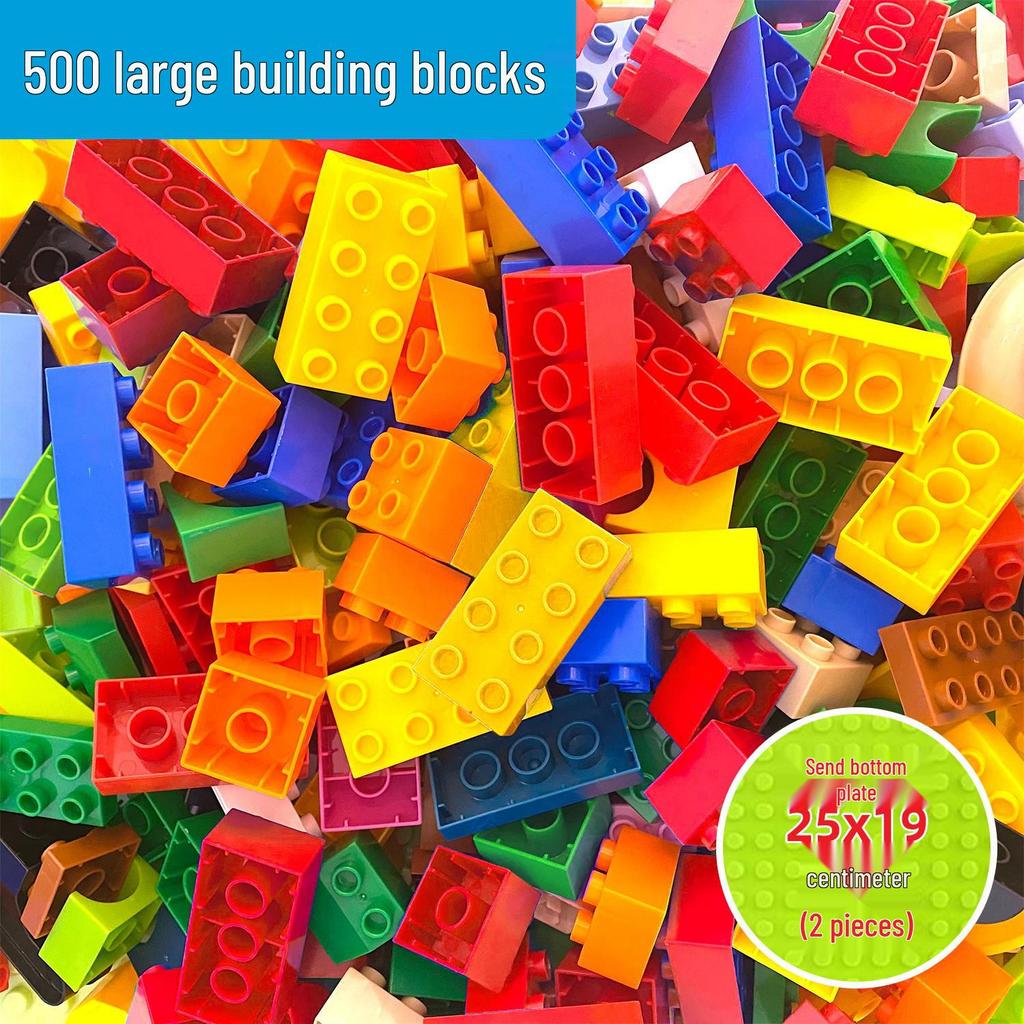 Крупные строительные блоки для детей 4-6 лет - Совместимы с Lego, Идеальны для раннего обучения и творческой игры