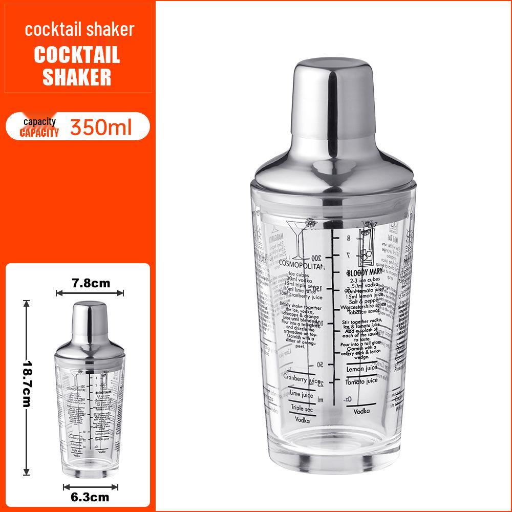 600ml Glass Shaker Set for Coffee and Bubble Tea