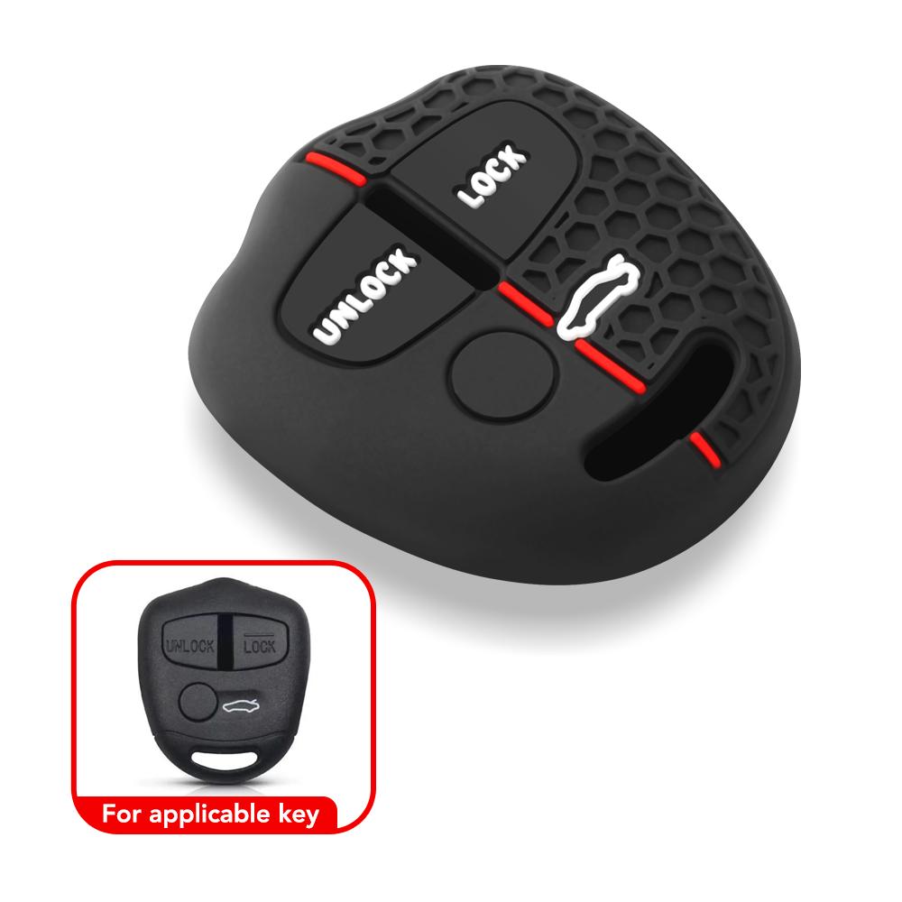 Силиконовый чехол для автомобильного ключа, защитный держатель, подходит для MITSUBISHI Triton Pajero Outlander ASX Lancer MIT8 Lama 2008-2012