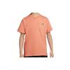 Chest Pocket Skateboarding Short Sleeve T-Shirt Men Tops Orange CW1461-863