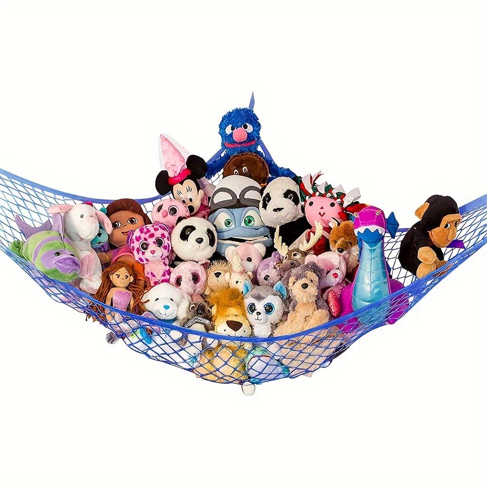 For Toy Hammock Mesh Kids Bedroom Storage Nursery Teddy Bear Net Child Organizer Stuffed Towels Tidy Soft Storage