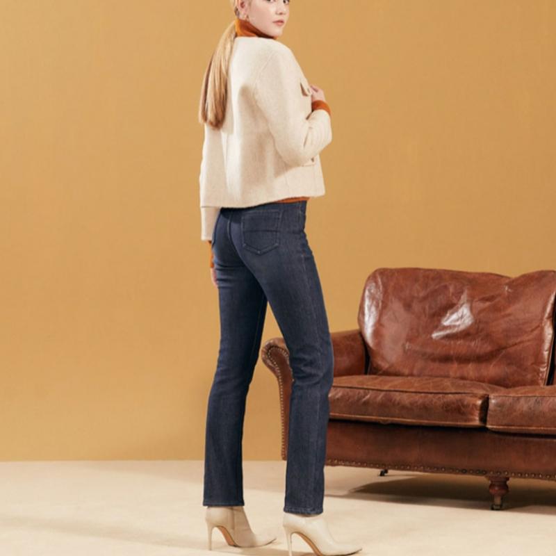 Bang Bang Women S Mink Boa Bonded bruShed Denim 3 Piece Set