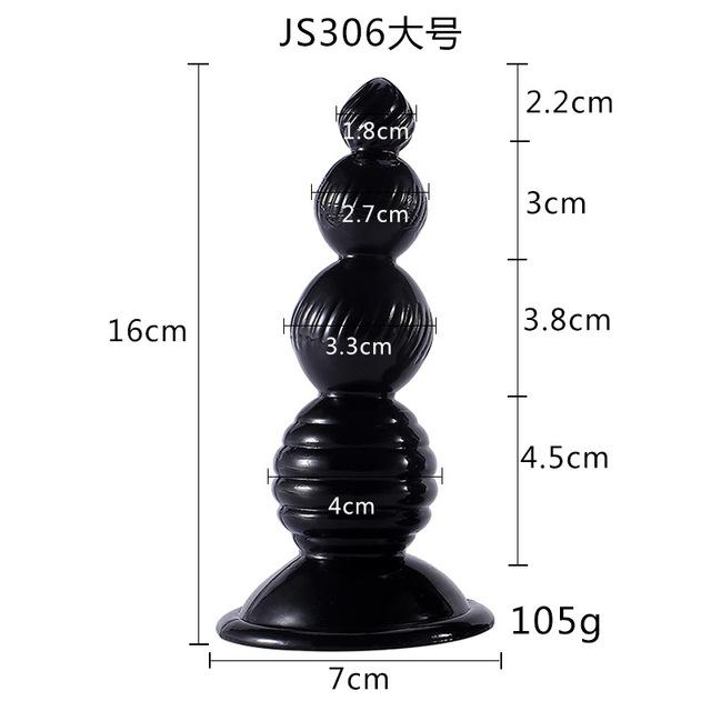 New Anal Plug Transparent Crystal Gay Anal Dilator Backcourt Coarse Pull Bead Anal Plug Large Gay Sex
