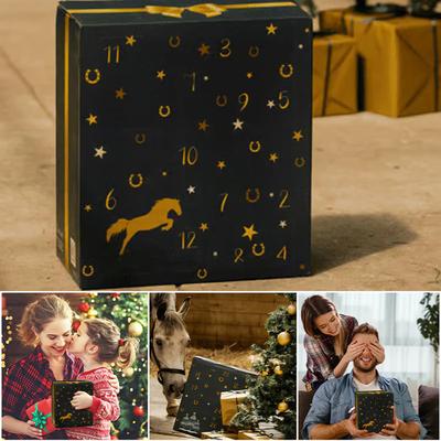 Адвент-календарь, обратный отсчет до Рождества, 24 дня сюрпризов в закрытых коробках