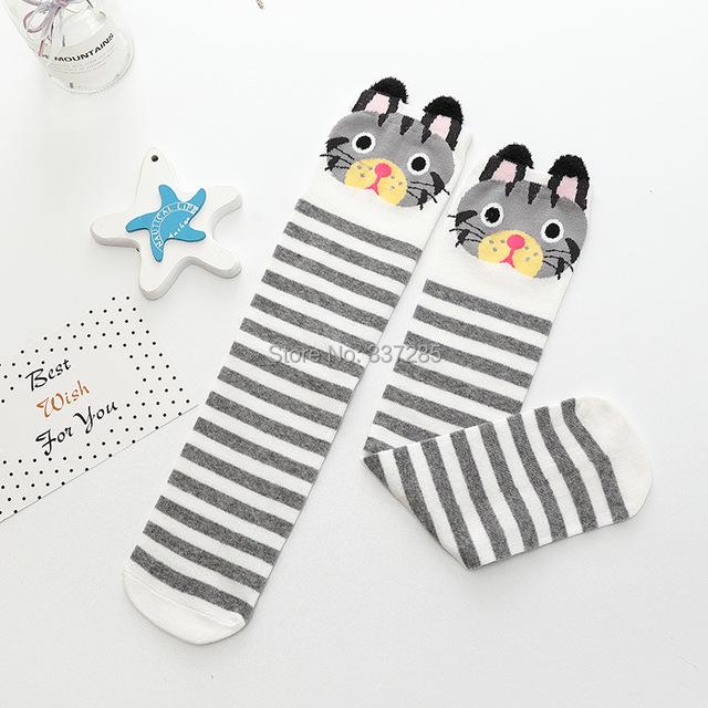 Infant Girls Warmer Ankle Lovely Cartoon Over Knee Socks for Baby Girls Unicorn Knee Long High Toddler Child Colorful Socks