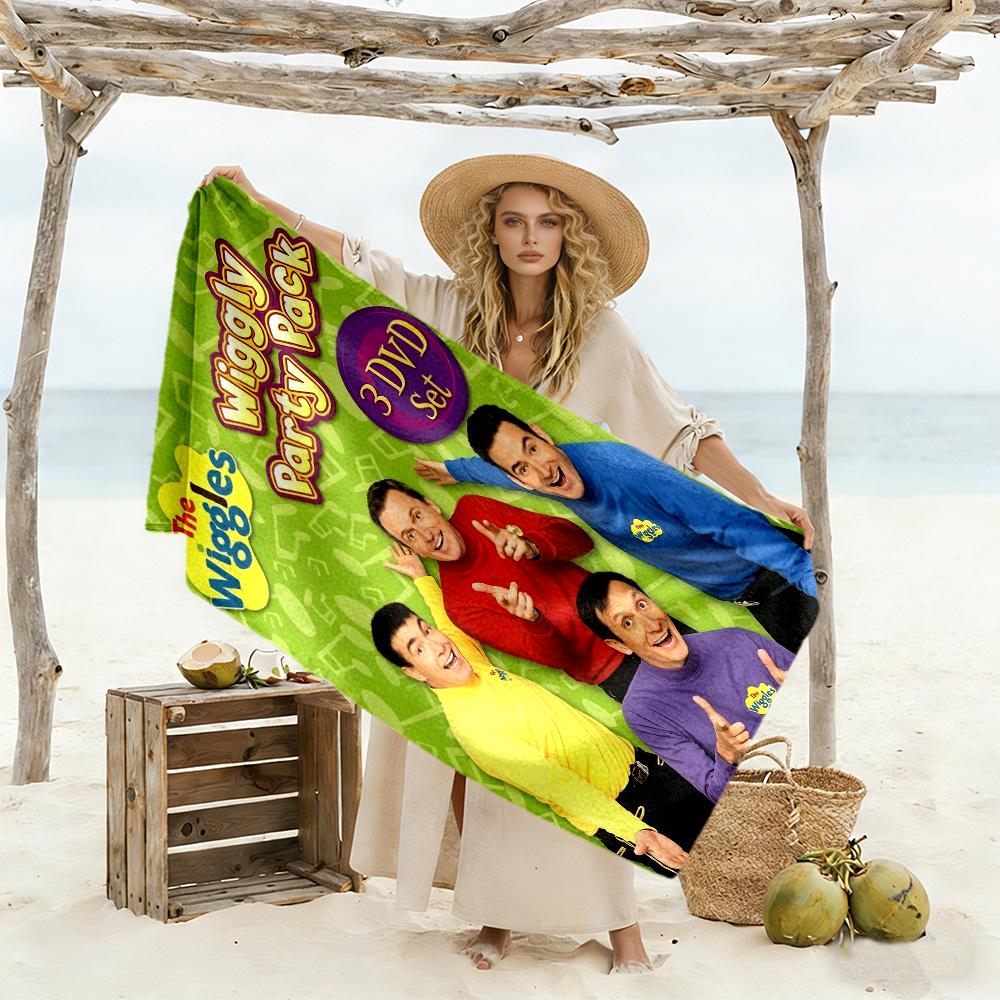 Wiggles Beach Towel Super Soft Absorbent Comfortable Lightweight Portable for Swimming,Beach,Camping, Travel, Beach Accessories,Gym