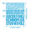 1 Inch Alphabet Letter Stickers Waterproof Self Adhesive Vinyl for Scrapbooking Holiday Card Decoration Journaling In Stock
