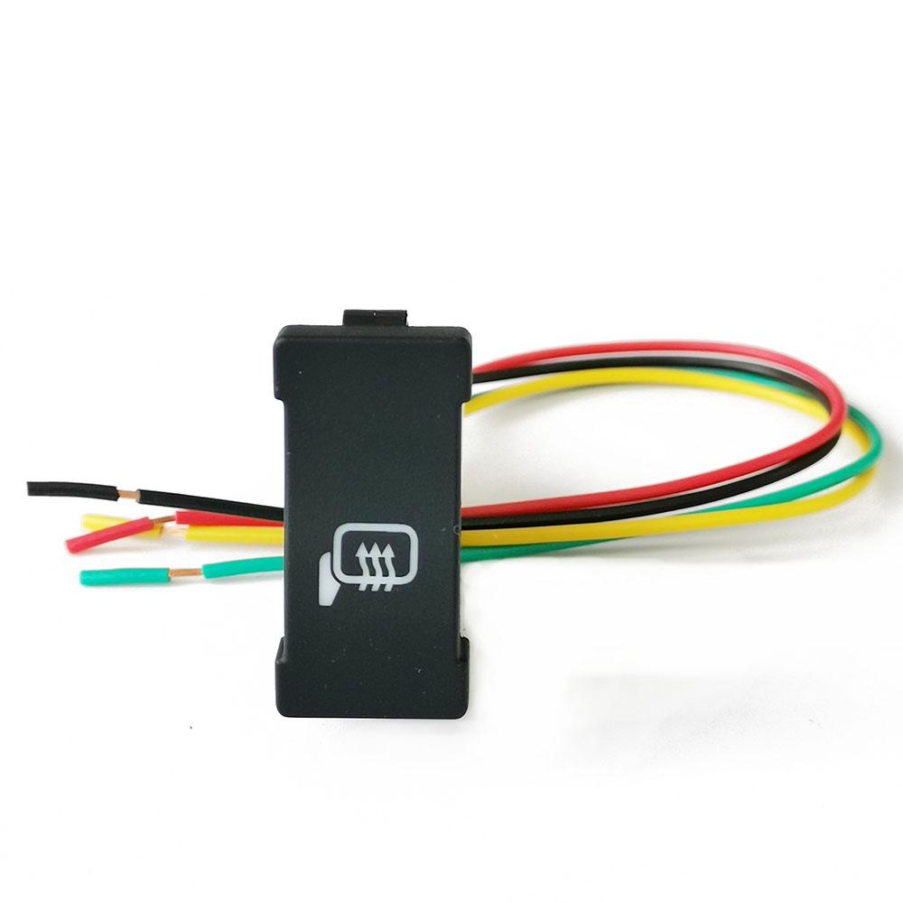 Modified Switch Car Fog Lights LED DRL Radar Recorder Fan Wheel Heated Power Push Button Switch for Iveco Daily Accessories