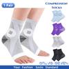 1Pair Neuropathy Socks - Peripheral Neuritis Therapy Compression Diabetic Open-Toe Foot Sleeves for Ankle Gout,Nerve Damage Pain