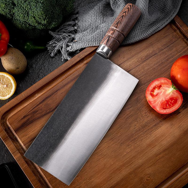 Forged Meat Cleaver 5Cr15Mov Stainless Steel Butcher Chopper Kitchen Chef Knife Fish Fruit Vegetables Meat Knife Cooking Tools