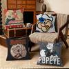 Animation PPopeye SSailor Cartoon   Cushion Cover Pillowcase Upholstery Sofa Throw Pillow Home Decor Pillowcas