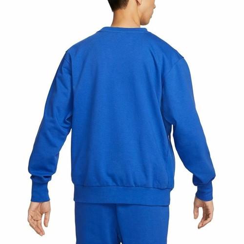 Nike Однотонный спортивный повседневный пуловер с круглым вырезом для мужчин