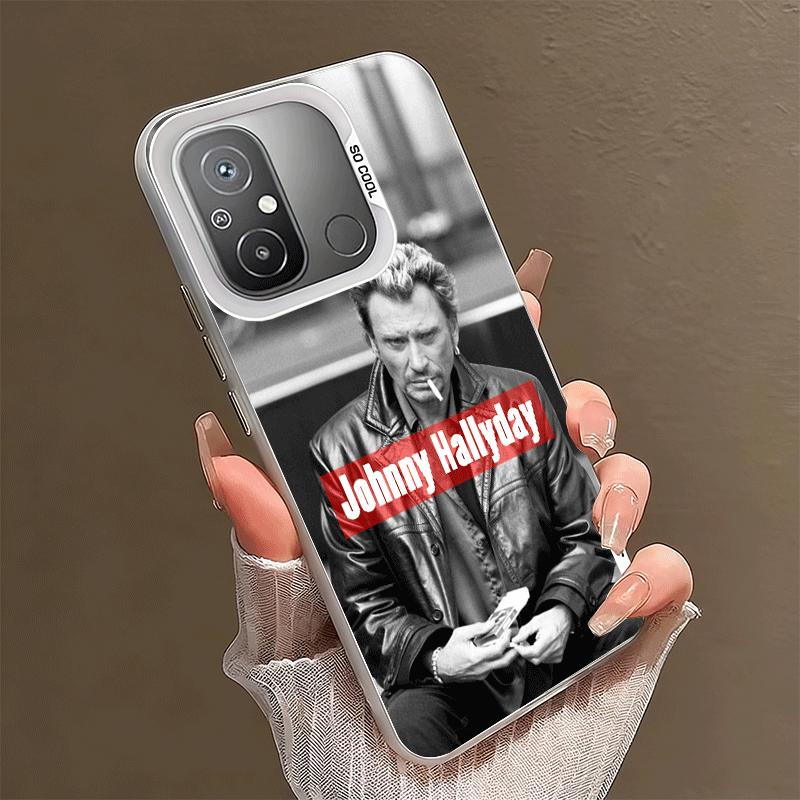 Johnny Hallyday Music Shockproof Phone Case for Xiaomi Poco X7 X6 X5 X3 Pro F7 Ultra M8 Redmi 15C 15 14C 13C 12C 10C 13 12 10