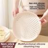 Heat Resistant Reusable Steamer Mat Non-Stick Dumpling Steamer Liners  Cooking Food