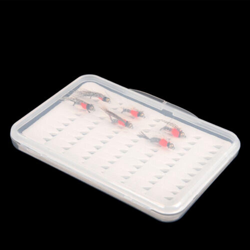 Plastics Fishing Tackle Box Light and Thin Fish Hook Box New Fly Fishing Box Fishing