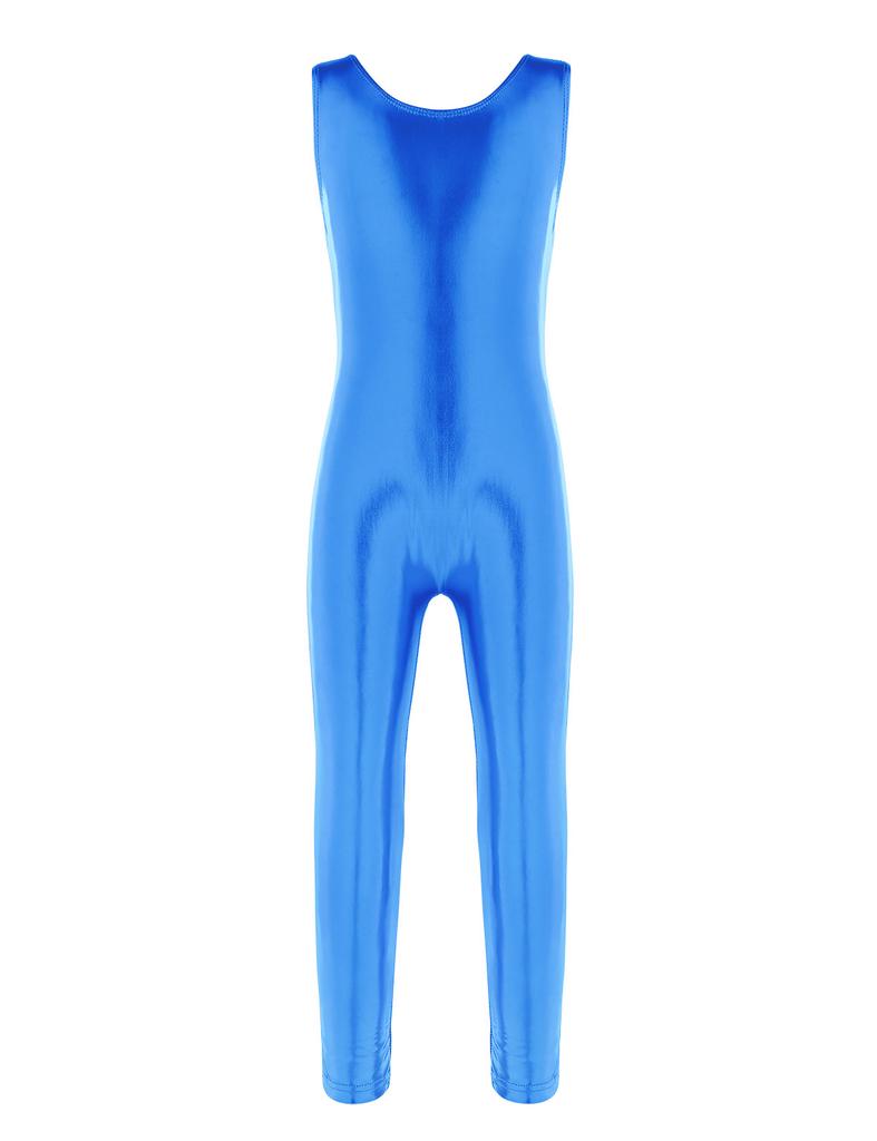 Kid Girls Ballet Dance Leotard Catsuit Gymnastics Full Body Jumpsuit Dancewear