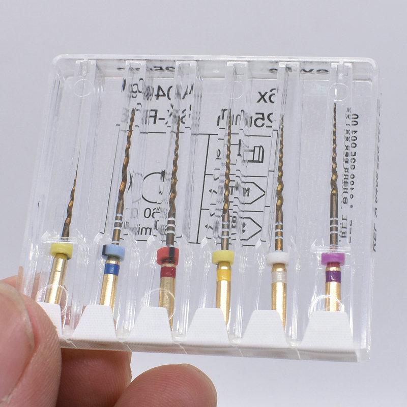 Стоматологические инструменты Супер файлы GOLD файлы Universeral Engine использование роторных файлов Golden Dondontic корневой канал NITI инструмент для стоматолога