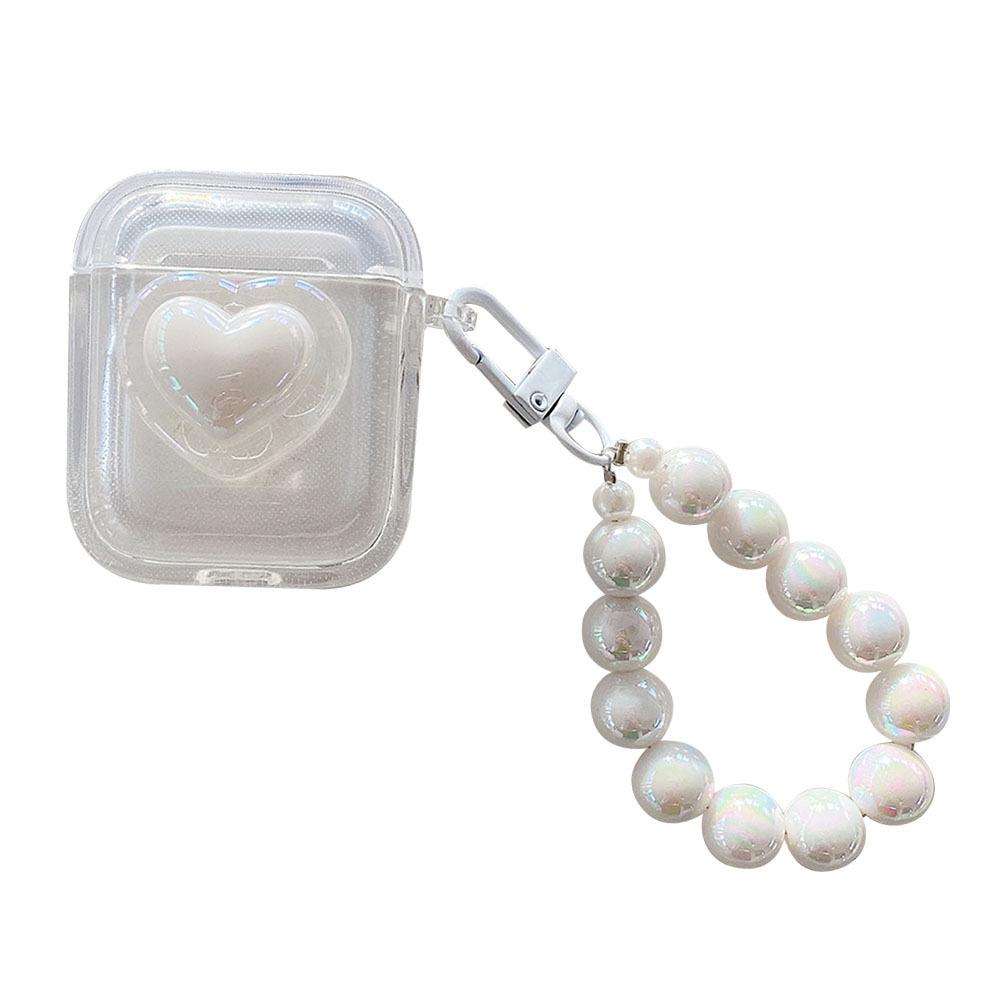 Laser love high transparency applicable to Apple AirPods 111 generation Bluetooth headset protective case Pro1 generation headset case