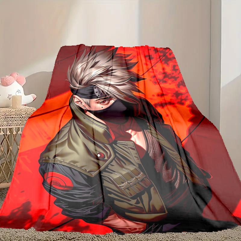 1pc Easy-Care naruto Blanket, Perfect for Couch, Bed, Home, Travel & More, Warm & Durable Printed Blanket