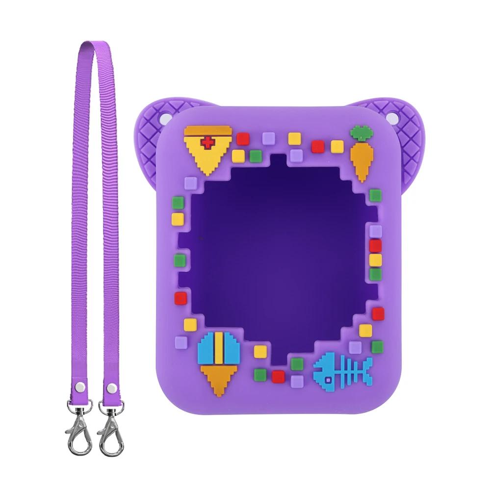 Силиконовый дорожный чехол для переноски, ударопрочный защитный держатель для хранения, 3D-печать еды для Bitzee Digital Pet интерактивная виртуальная игрушка