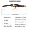 JewelryWe Watch Bracelet Leather Watch Antique Style Braided