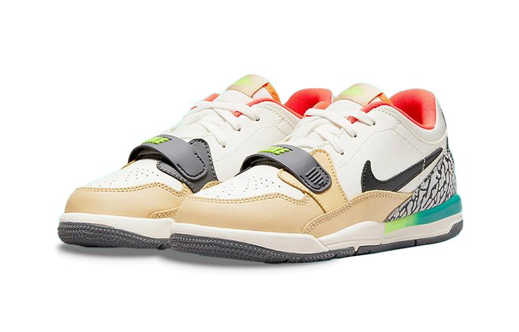 Jordan Legacy 312 Low Удобные Нескользящие Амортизирующие Износостойкие Низкие Винтажные Баскетбольные Кроссовки DZ2766-101