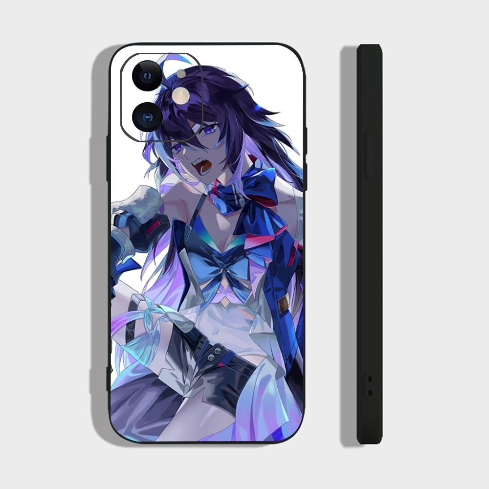 Чехол для телефона Honkai Star Rail с персонажем Зеле, анимированный, для iPhone 17 Air 16 15 14 13 Pro Max 11 12, Черный силиконовый чехол