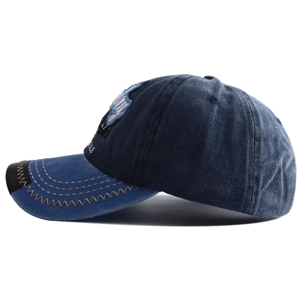 Unisex Retro Eagle Embroidered Baseball Cap Women Men Letter Dad Hat Adjustable Washed Distressed Sunshade Cap Snapback Hats