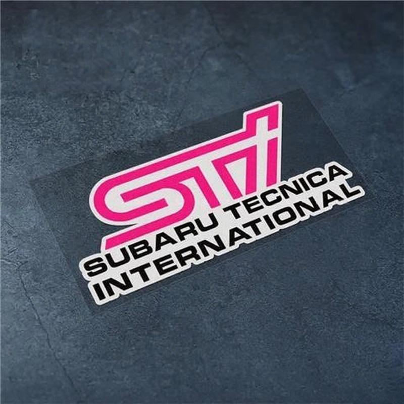 for Subaru STI Forester Impreza Legacy Outback XV BRZ WRX PVC Car Emblem Sticker Body Modified Badge Waterproof Decoration Decal rgw1